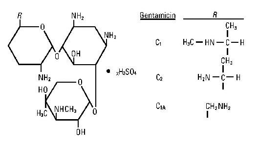 structural formula gentamicin sulfate