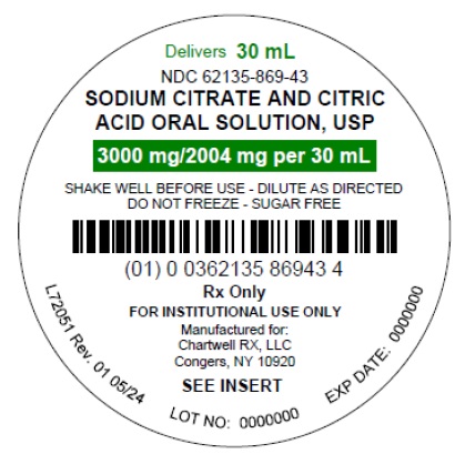 Sodium Citrate and Citric Acid Oral Solution, USP  - NDC 62135-434-47 - 16 fl oz (473 mL) Bottle Label