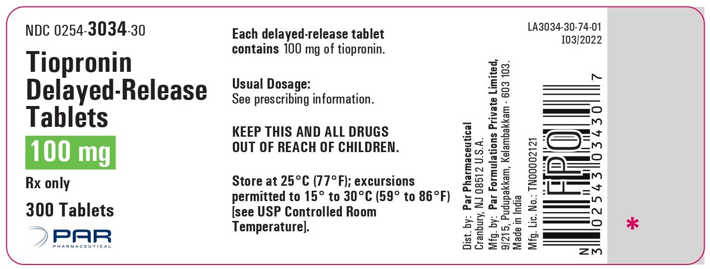 Tiopronin delayed-release tablets