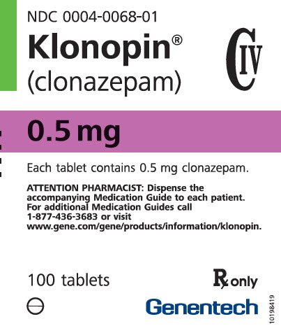 klonopin dosage for kids