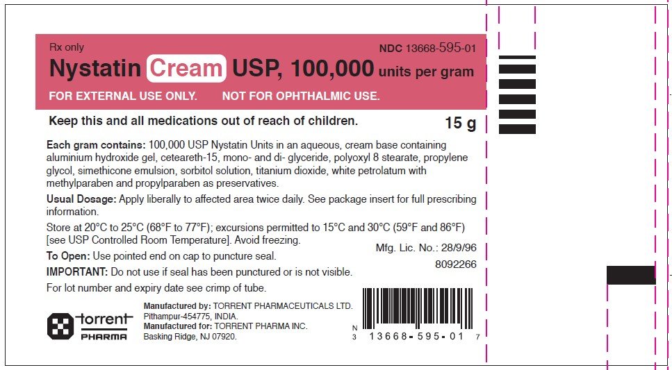 Nystatin Cream, USP 15 grams (Tube label)