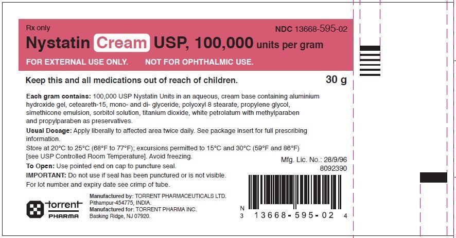 Nystatin Cream, USP 30 grams (Tube Label)