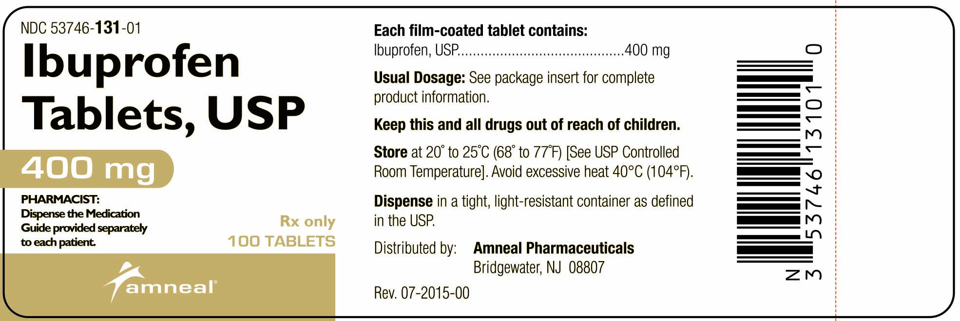 Ibuprofen Tablets FDA prescribing information, side effects and uses