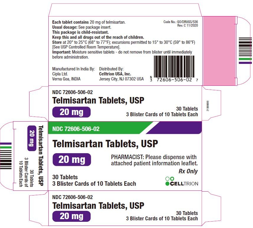 Telmisartan FDA prescribing information, side effects and uses