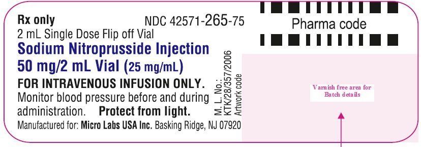 Sodium Nitroprusside - FDA Prescribing Information, Side Effects And Uses