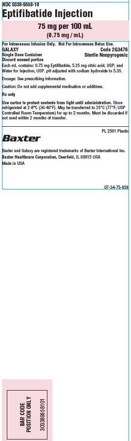 Representative Container Label NDC 0338-9558-10 1 of 2
