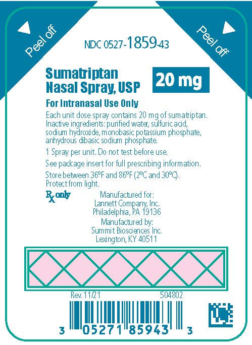 Sumatriptan Nasal Spray Fda Prescribing Information Side Effects And