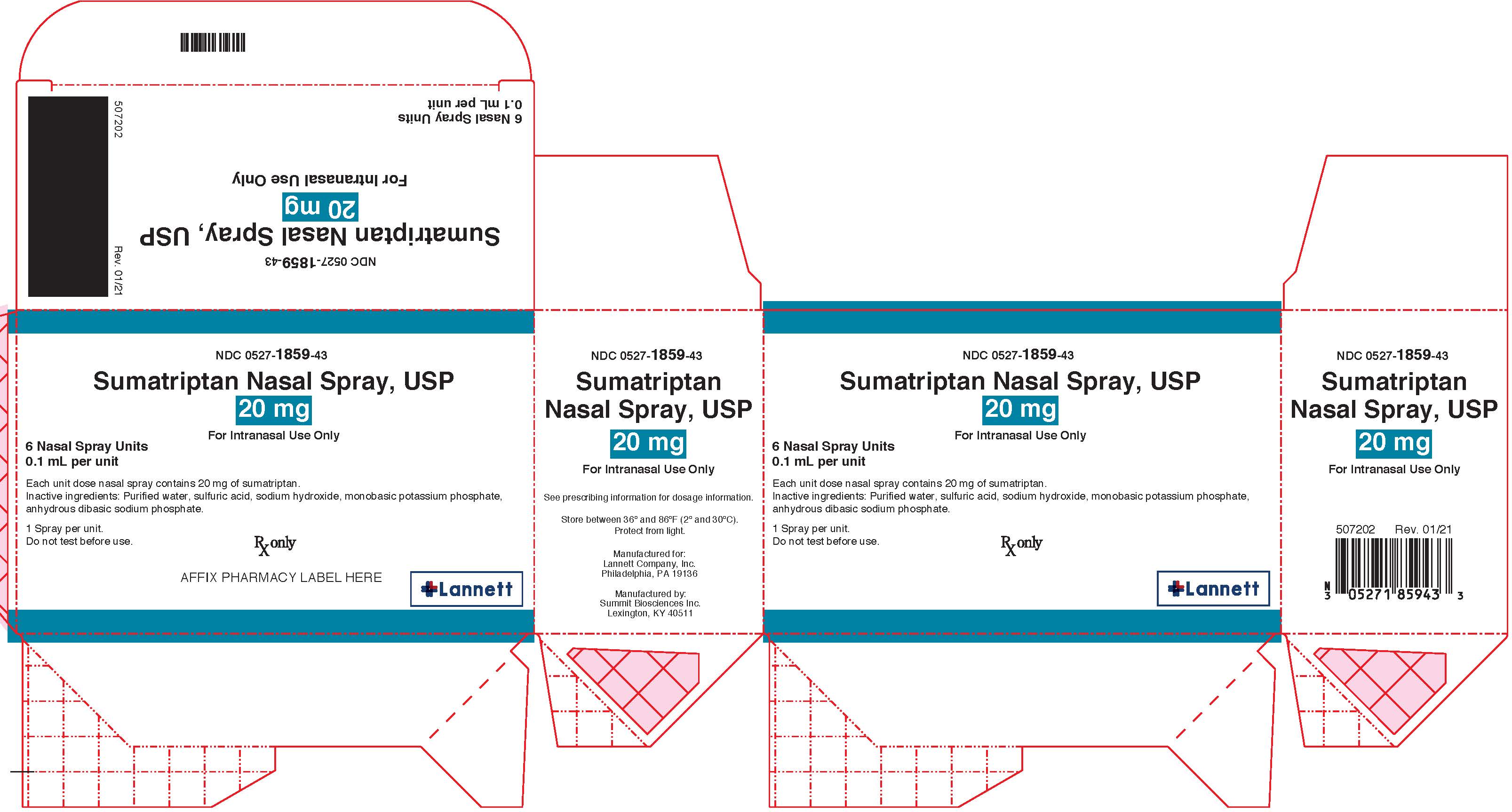 Sumatriptan Nasal Spray - FDA Prescribing Information, Side Effects And ...