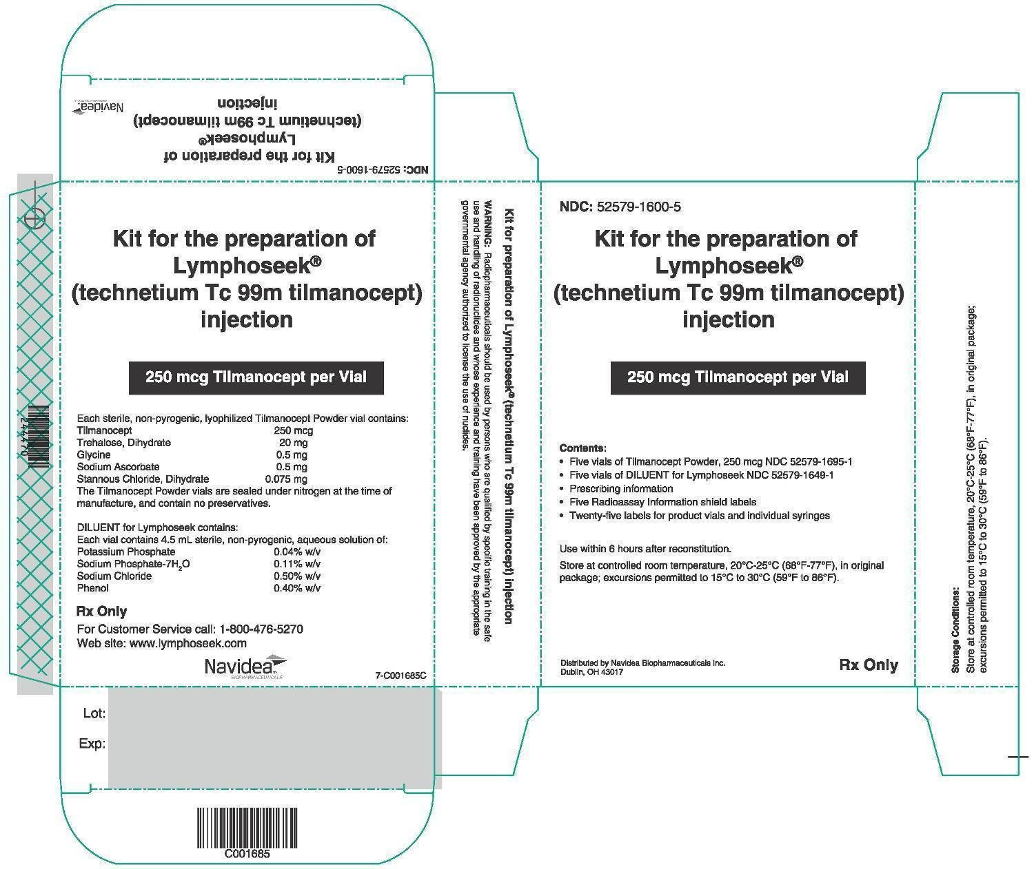 Lymphoseek FDA prescribing information, side effects and uses