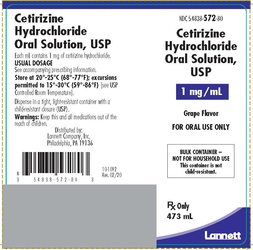 Cetirizine FDA prescribing information, side effects and uses