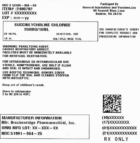 Succinylcholine Chloride Injection - FDA prescribing information, side ...