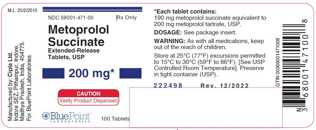metoprolol succ er 25 mg