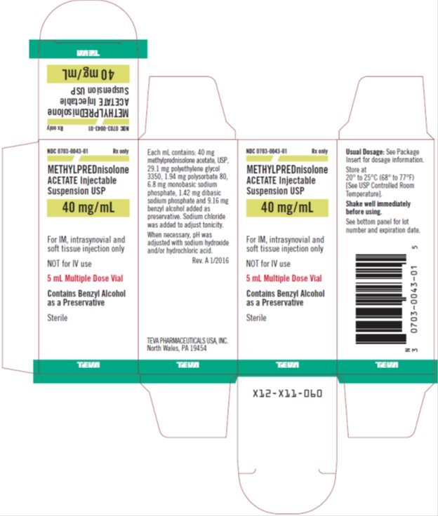 Methylprednisolone Injection FDA prescribing information, side