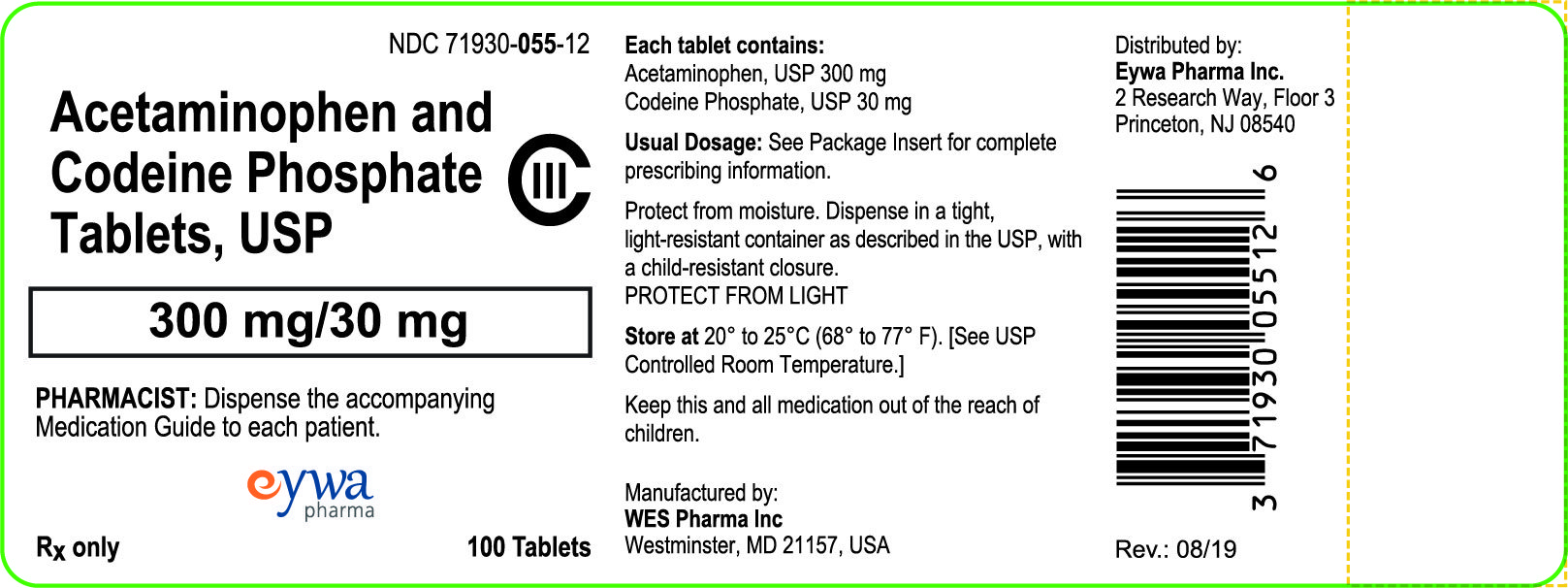 Acetaminophen and Codeine FDA prescribing information, side effects