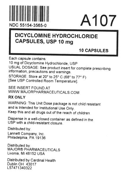 Dicyclomine Capsules Package Insert Prescribing Information