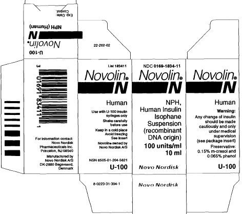 Novolin N - FDA prescribing information, side effects and uses