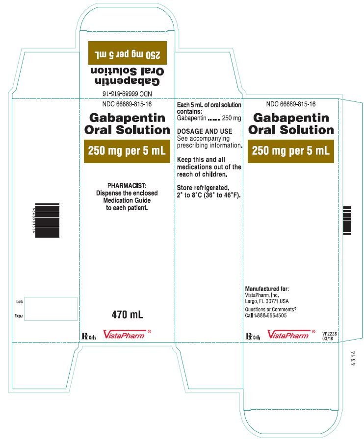 Gabapentin Oral Solution: Package Insert - Drugs.com