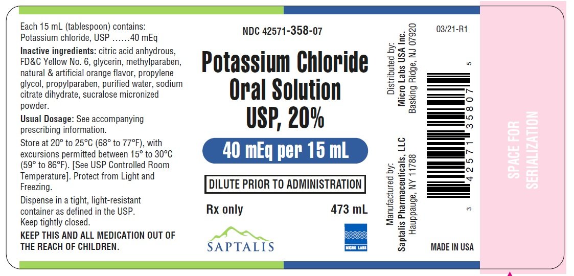 Potassium Chloride Oral Solution - FDA prescribing information 