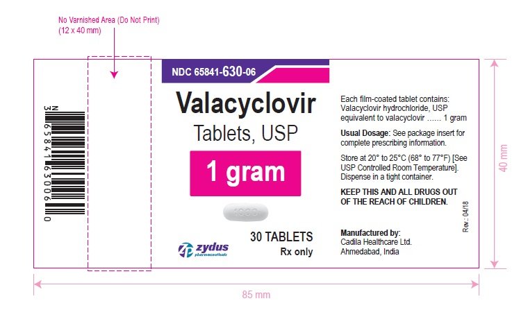 Valacyclovir pill side effects