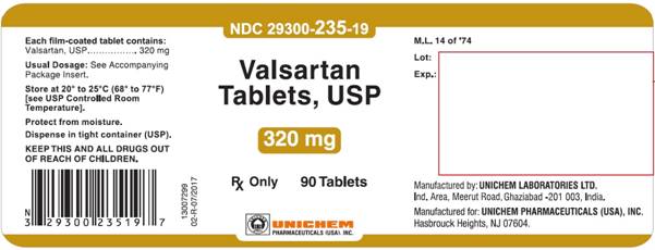 Valsartan Tablets - FDA prescribing information, side effects and uses