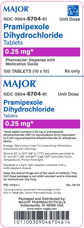 0.25mg* carton label