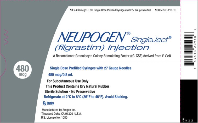 PRINCIPAL DISPLAY PANEL - 480 mcg/0.8 mL Syringe Box - 209-10