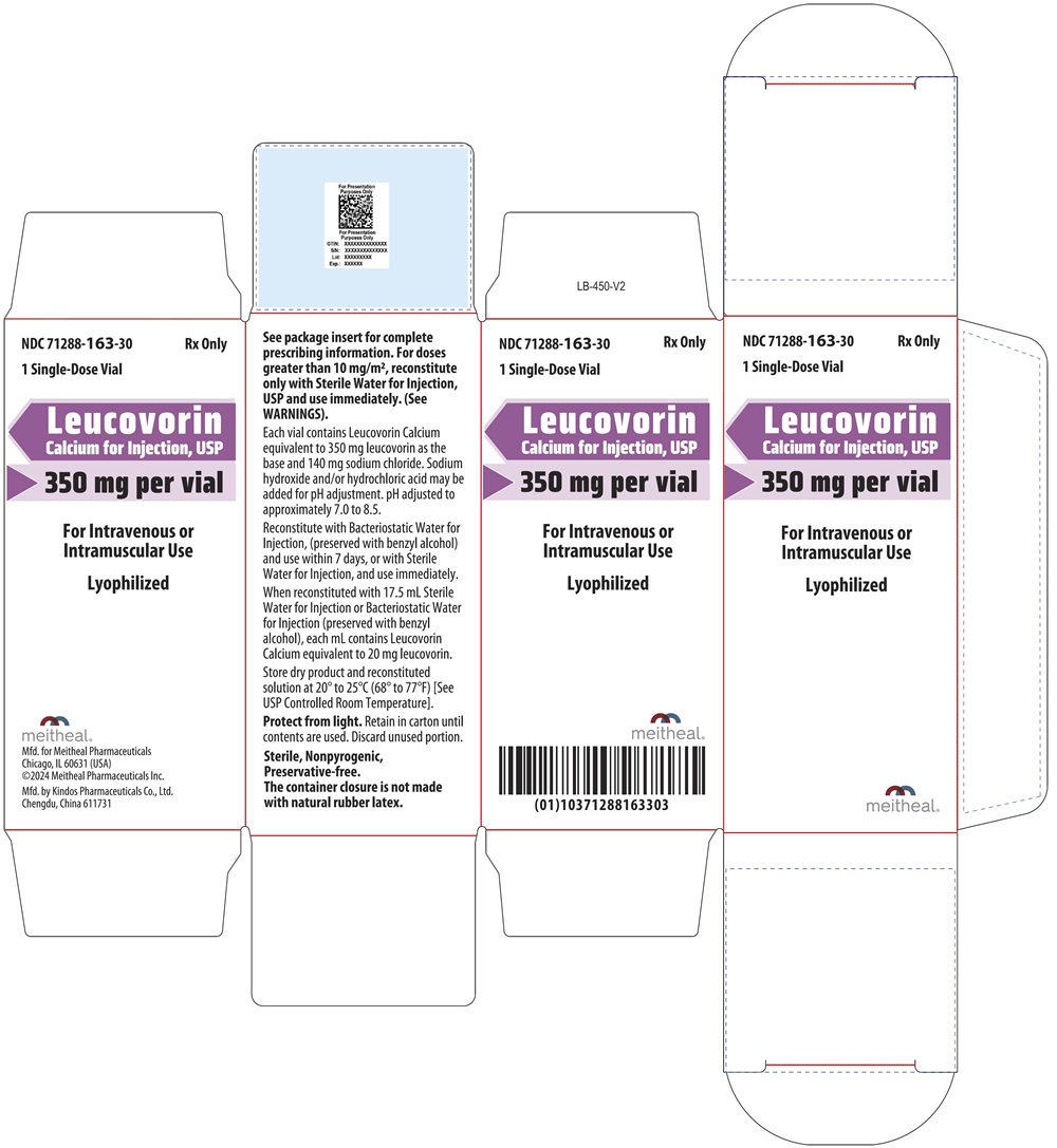 PRINCIPAL DISPLAY PANEL – Leucovorin Calcium for Injection, USP 350 mg Carton