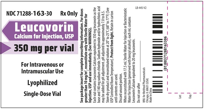 PRINCIPAL DISPLAY PANEL – Leucovorin Calcium for Injection, USP 350 mg Vial Label