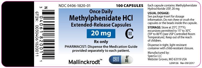 methylphenidate side effects