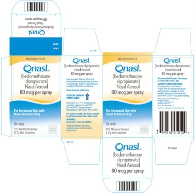 QNASL Nasal Spray FDA prescribing information, side