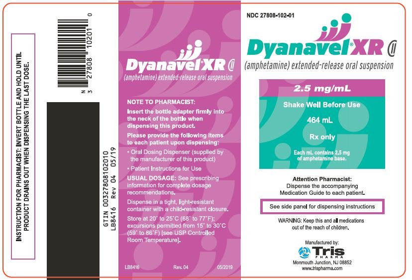 Dyanavel XR FDA prescribing information, side effects and uses