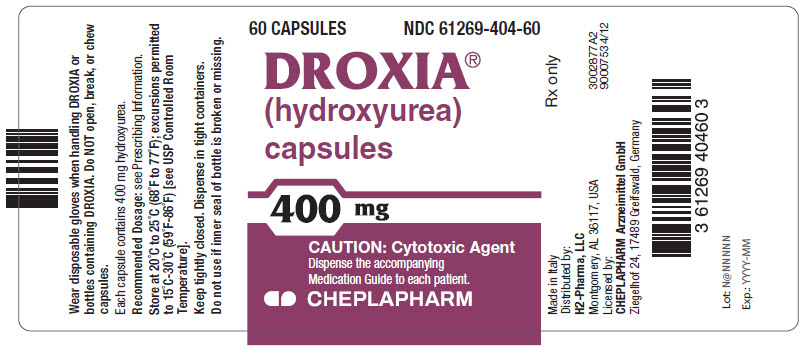 PRINCIPAL DISPLAY PANEL - 400 mg Capsule Bottle Label