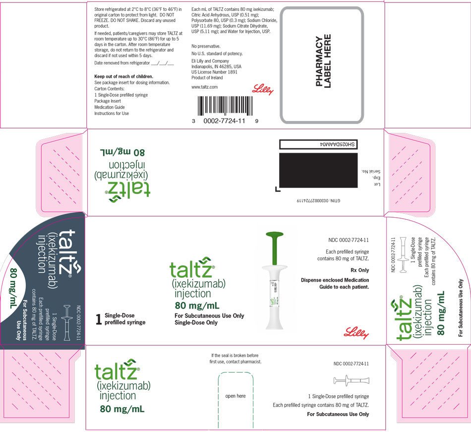 Taltz FDA prescribing information, side effects and uses