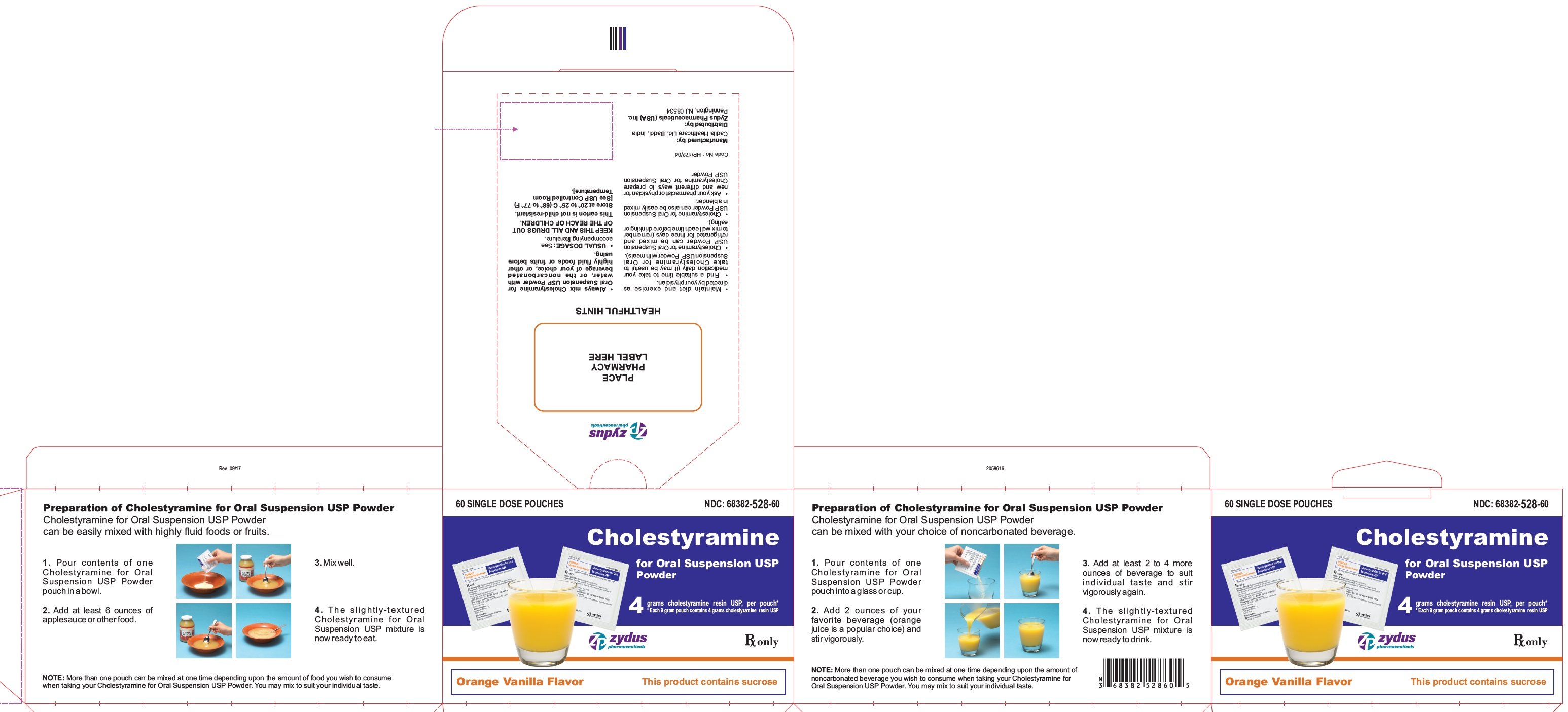 Cholestyramine FDA prescribing information, side effects and uses