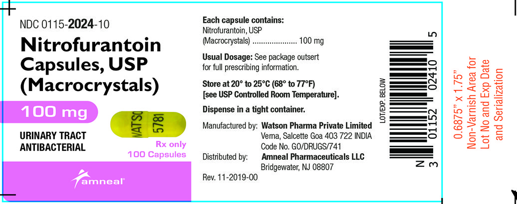 nitrofurantoin monohyd macro 100 mg