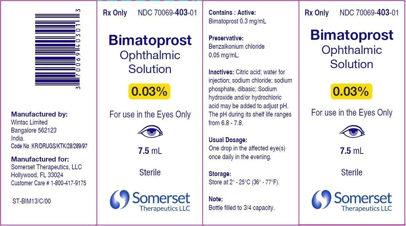 Bimatoprost Ophthalmic Solution Fda Prescribing Information Side Effects And Uses 