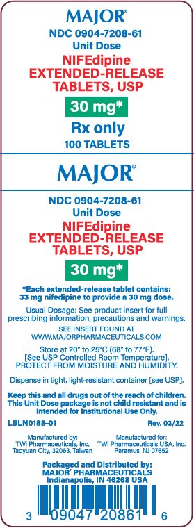 30mg* carton label