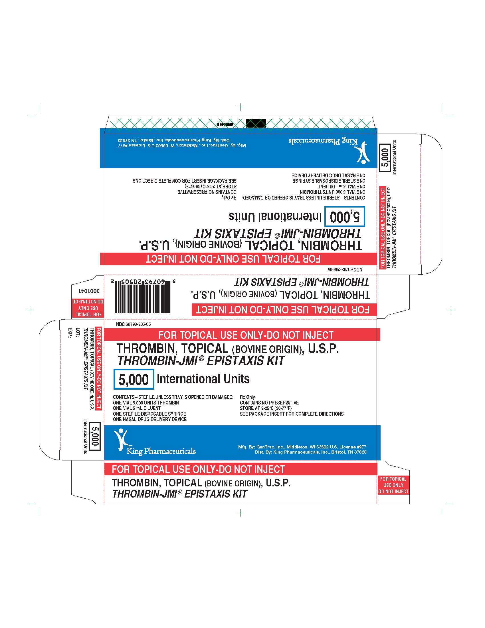 Thrombin-JMI - FDA prescribing information, side effects and uses