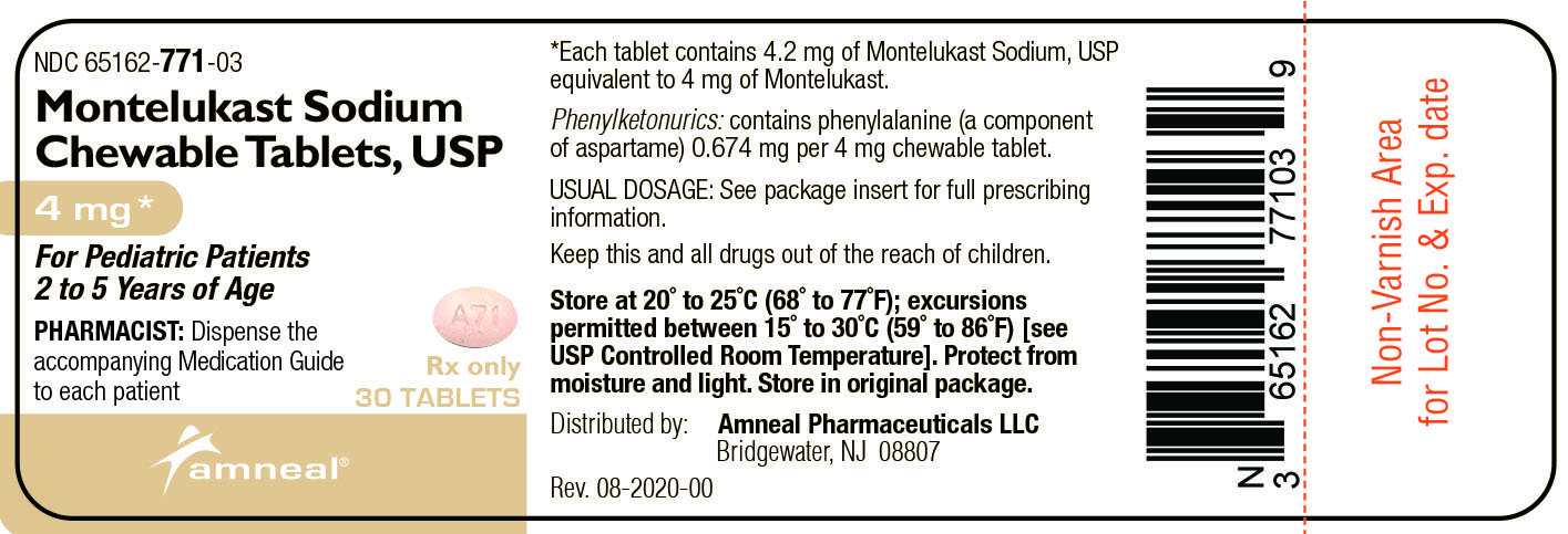 Montelukast Chewable Tablets Fda Prescribing Information Side Effects And Uses