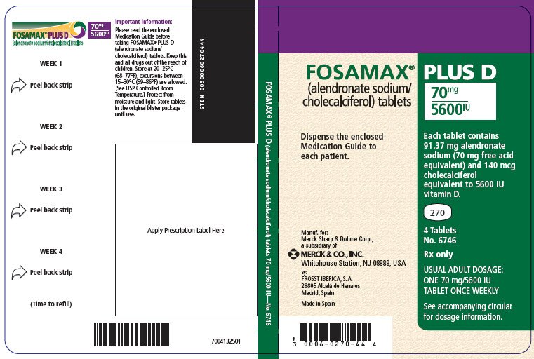 Fosamax Plus D FDA prescribing information, side effects and uses