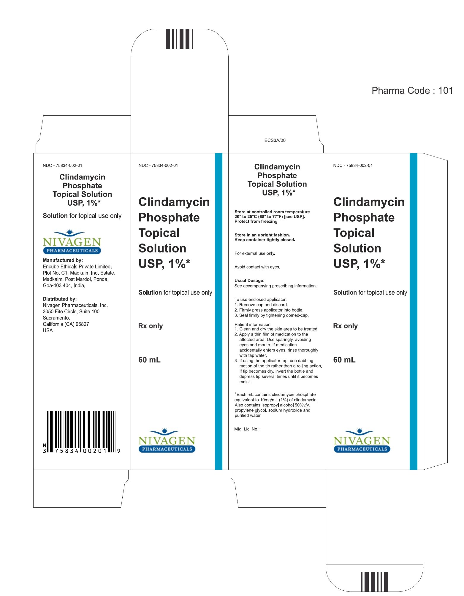 Clindamycin Topical Solution - FDA Prescribing Information, Side ...