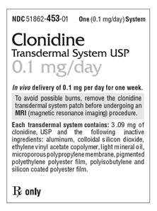 clonidine patch side effects