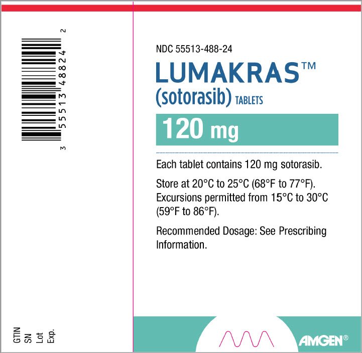 PRINCIPAL DISPLAY PANEL - 120 mg Tablet Bottle Carton Label - NDC 55513-488-02