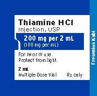 Thiamine Hydrochloride Injection - FDA Prescribing Information, Side ...