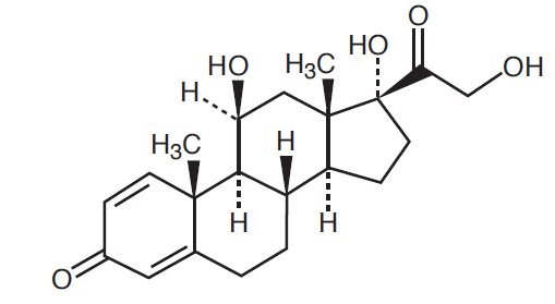 Prednisolone Structure