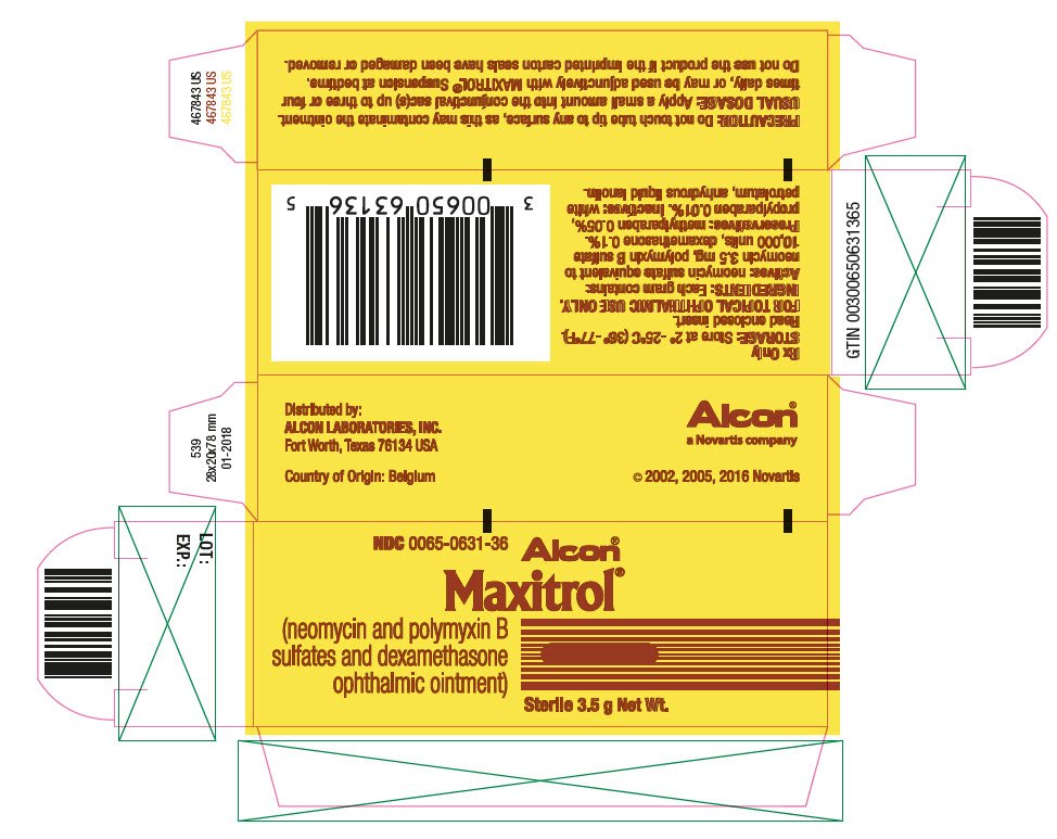 Maxitrol Ophthalmic Ointment FDA prescribing information, side