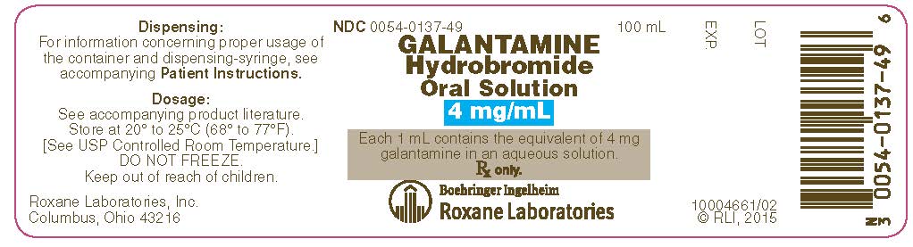 Galantamine Oral Solution FDA Prescribing Information Side Effects