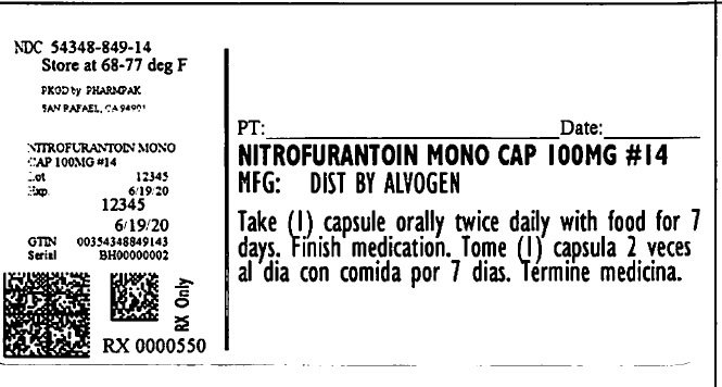 nitrofurantoin mono mac 100mg caps dosage