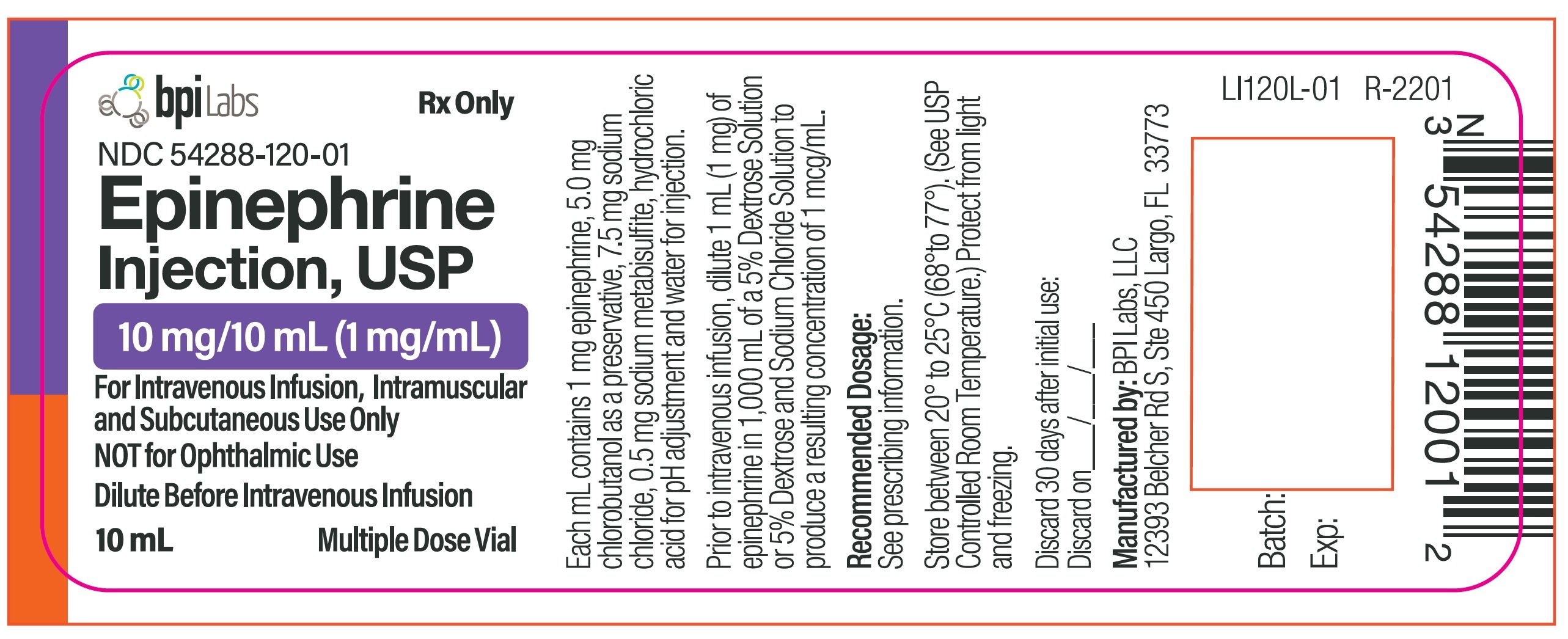 Epinephrine Injection Package Insert / Prescribing Information