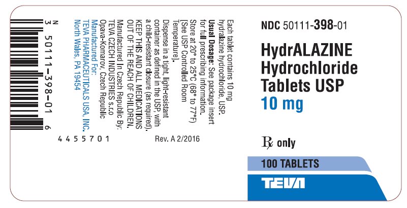 Hydralazine Tablets - FDA Prescribing Information, Side Effects And Uses